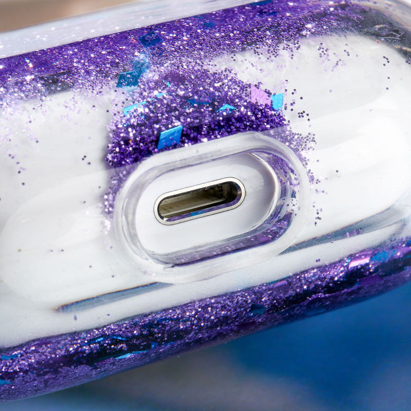 スパークリンググリッターエアーポッズケース【AirPods】
