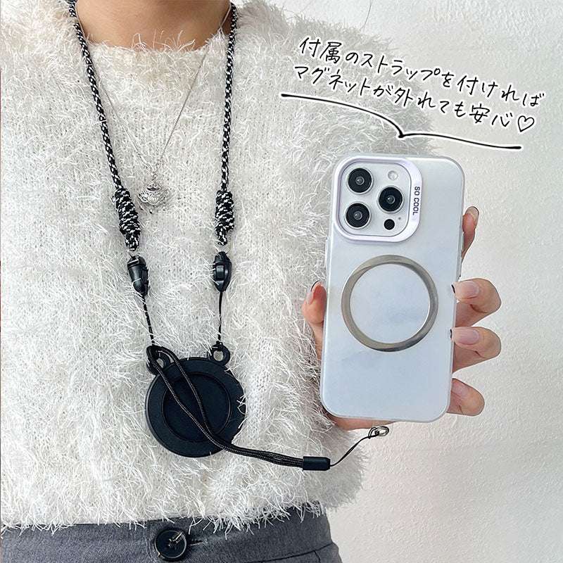 マグネットワンタッチスマホショルダー【ストラップタイプ】