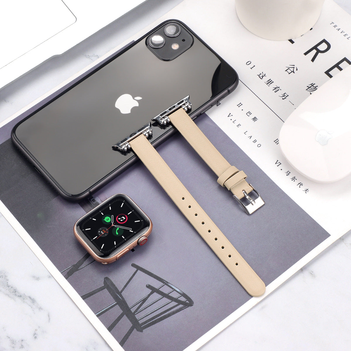 【全7色】クラシック本革アップルウォッチバンド【Apple Watch】