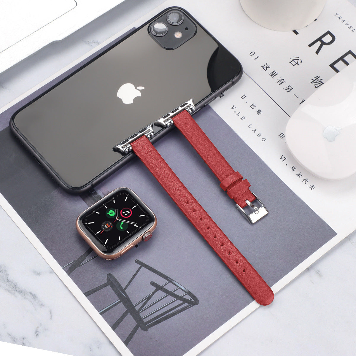 【全7色】クラシック本革アップルウォッチバンド【Apple Watch】