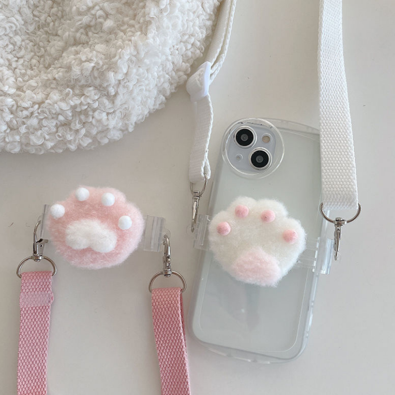 キャットフットサイドクリップスマホショルダー【ストラップタイプ】