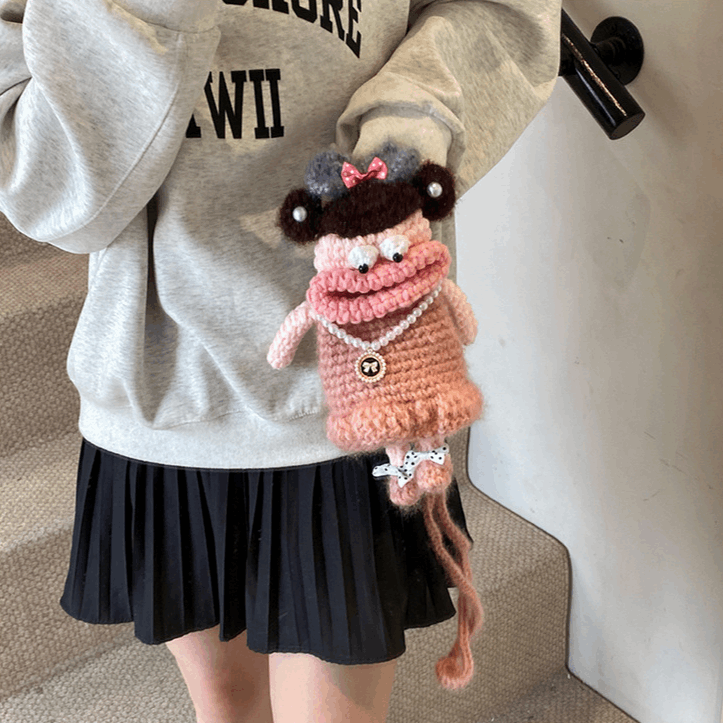 2サイズニットモンスタースマホサコッシュ【その他のタイプ】