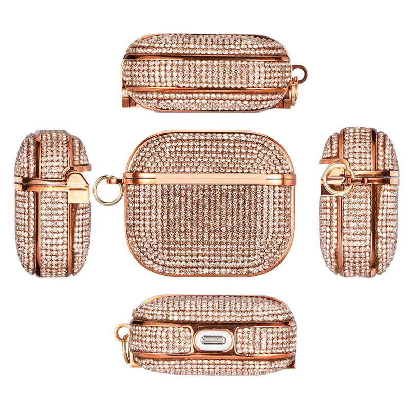 ラインストーンキラキラエアーポッズケース【AirPods】