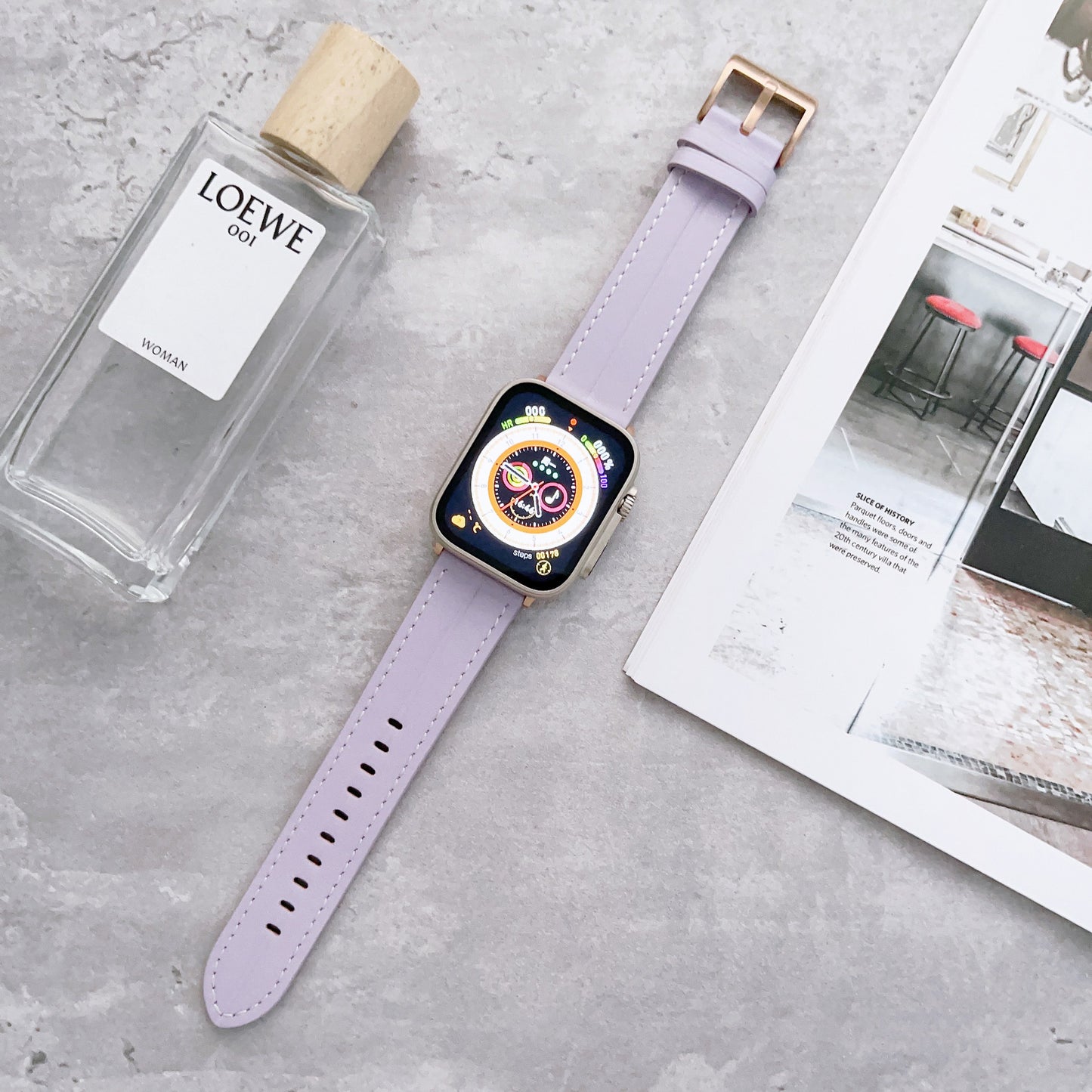 【上品デザイン】フェミニン本革アップルウォッチバンド【Apple Watch】