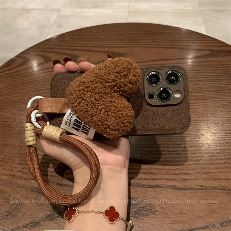 ボアハートスマホケース【iPhone】