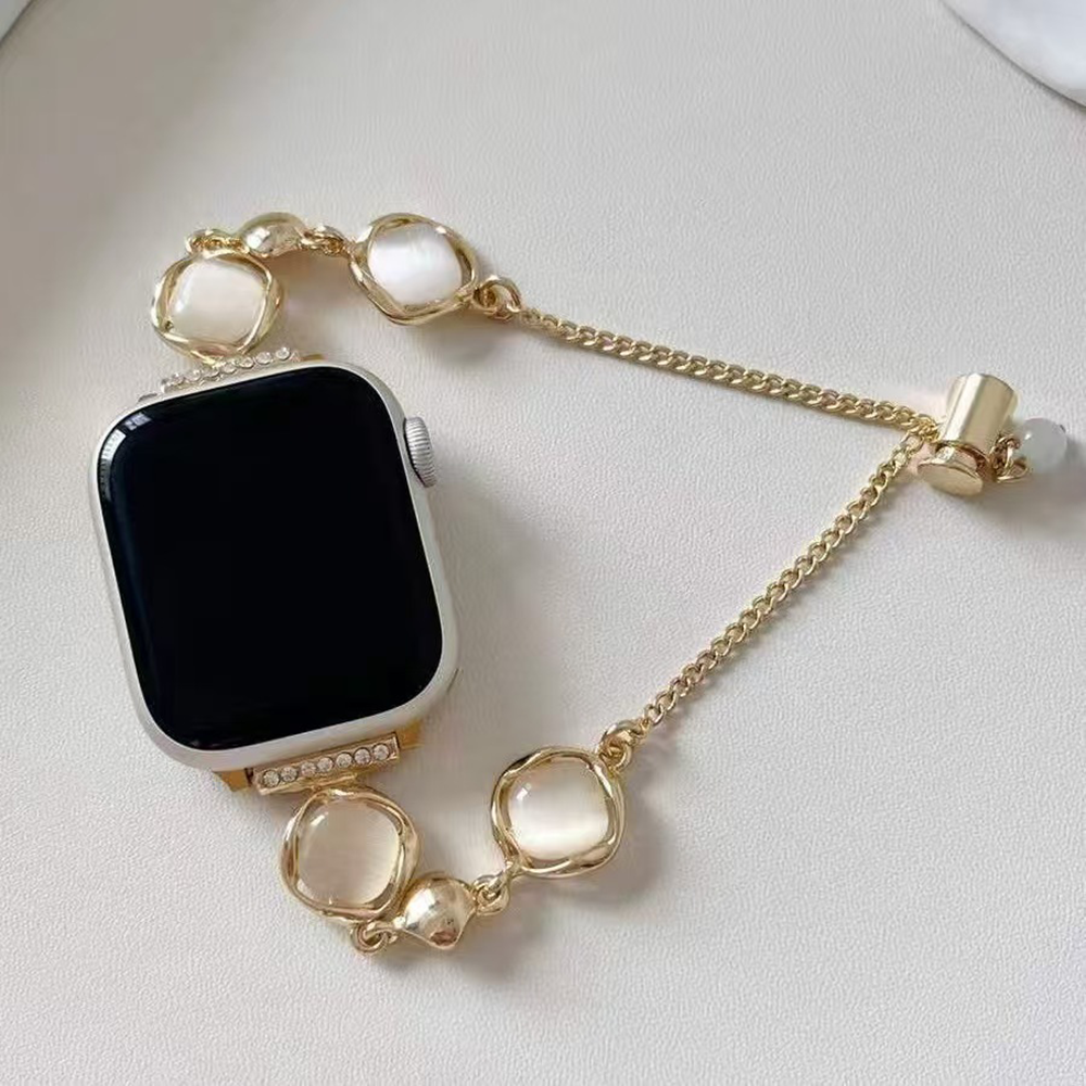 【アクセサリー感覚で楽しむ】ジュエリーチェーンバンド【Apple Watch】