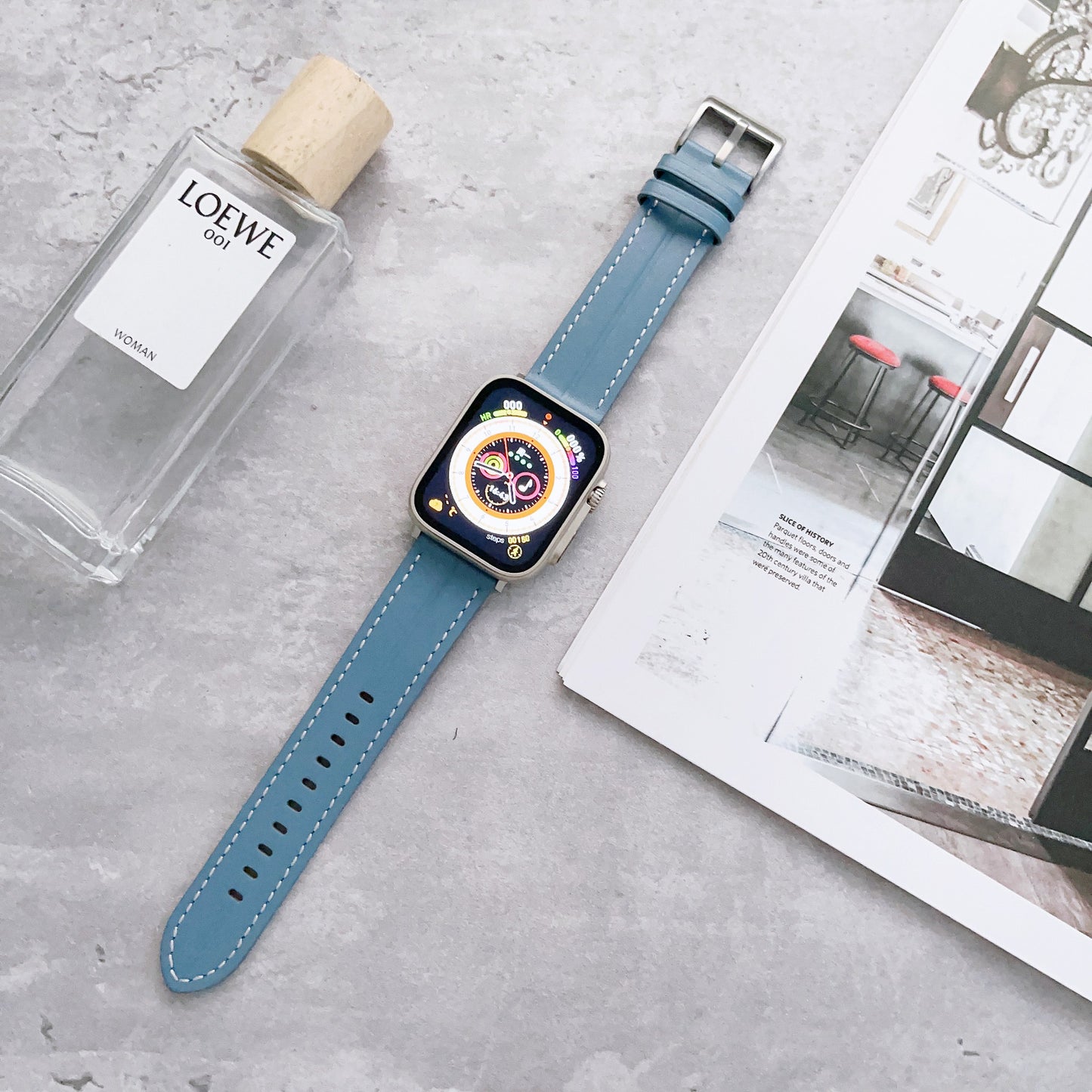 【上品デザイン】フェミニン本革アップルウォッチバンド【Apple Watch】