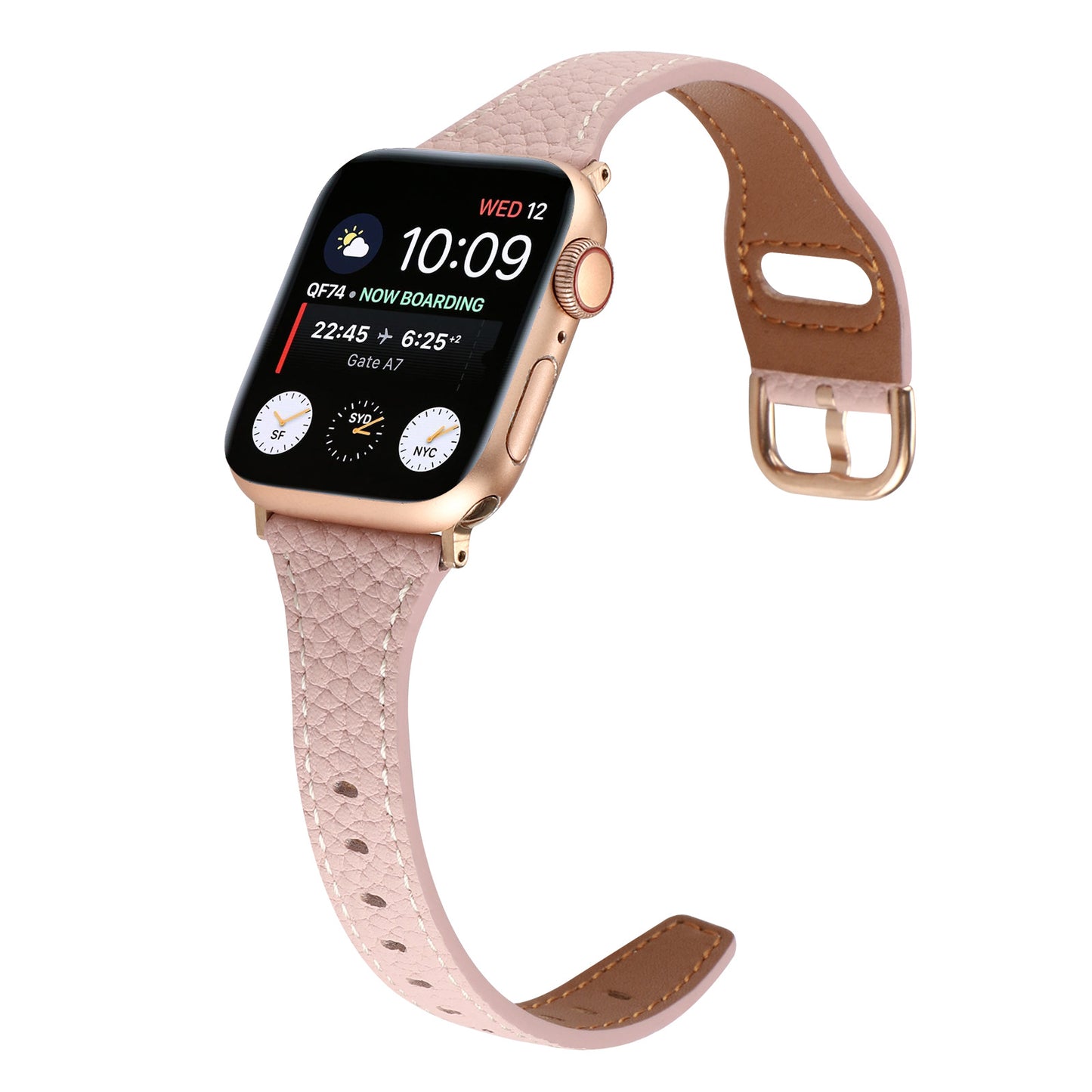 【上質感漂う】シボ本革アップルウォッチバンド【Apple Watch】
