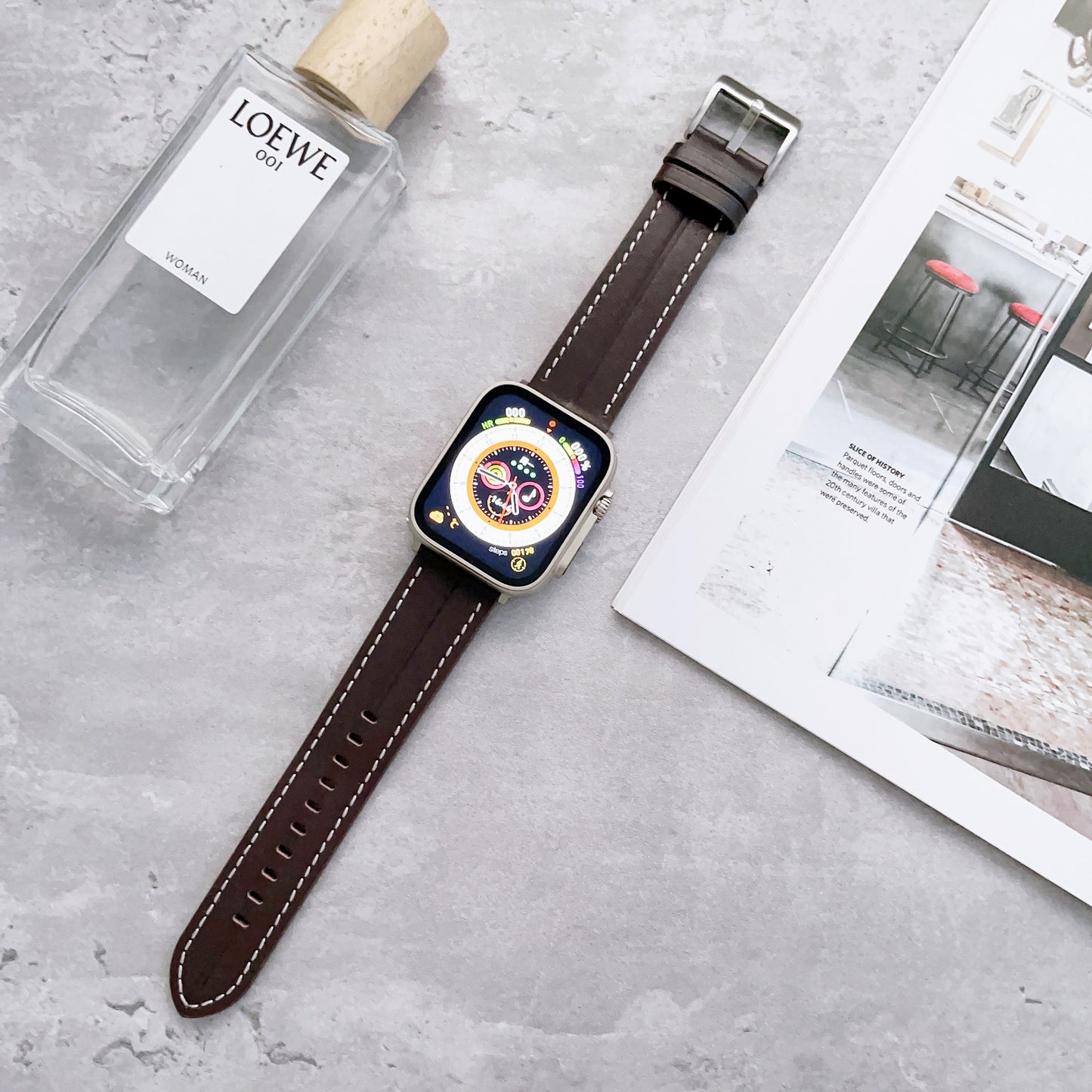 【上品デザイン】フェミニン本革アップルウォッチバンド【Apple Watch】