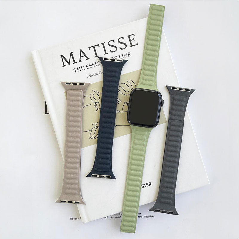【全11色】マグネット本革アップルウォッチバンド【Apple Watch】