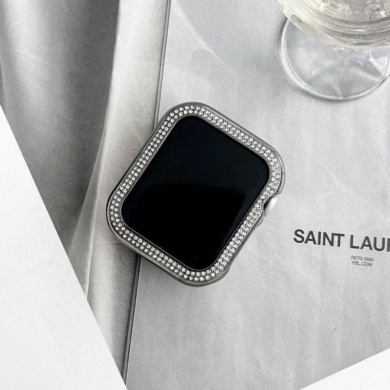 【煌めきで手元を彩る】ラインストーンアップルウォッチケース【Apple Watch】