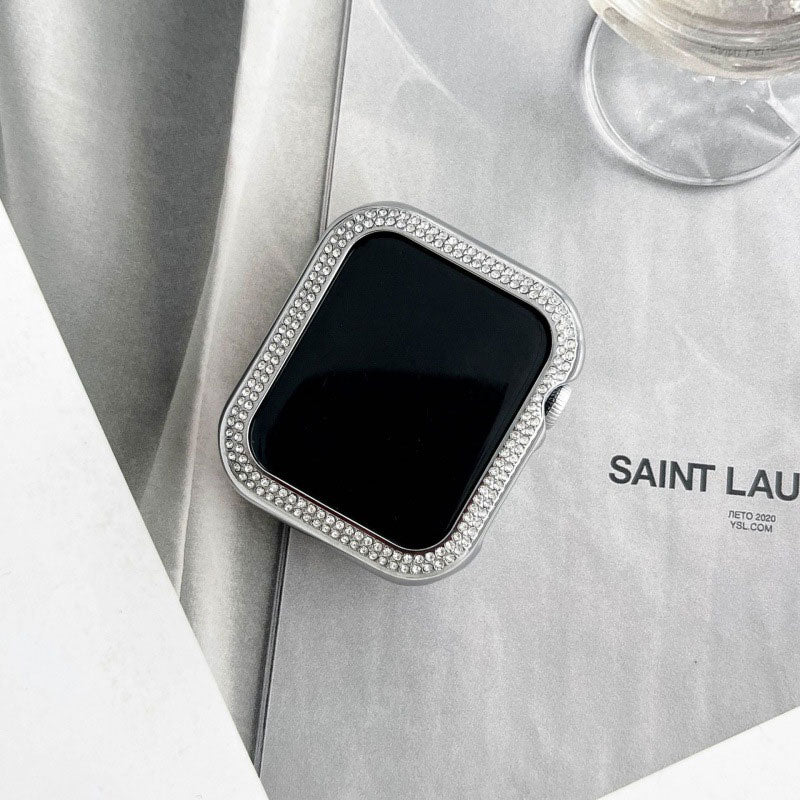 【煌めきで手元を彩る】ラインストーンアップルウォッチケース【Apple Watch】