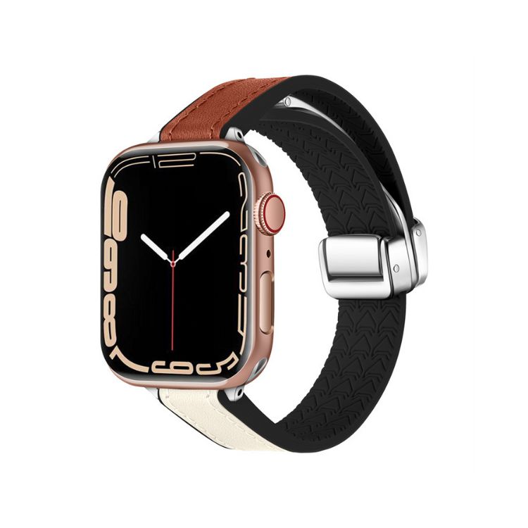 【全10色】シリコンレザーアップルウォッチバンド【Apple Watch】
