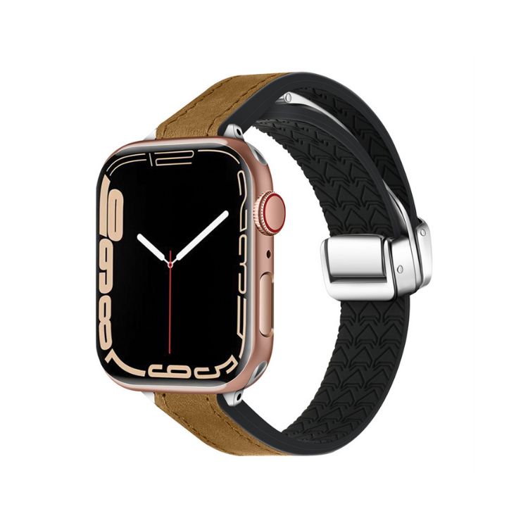 【全10色】シリコンレザーアップルウォッチバンド【Apple Watch】