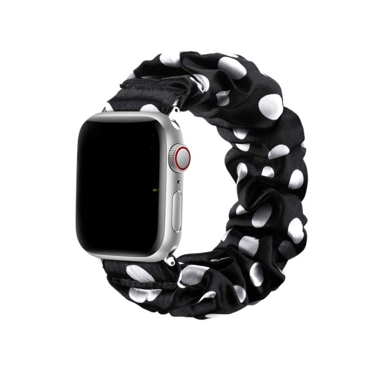 【全14色】シュシュ風アップルウォッチバンド【Apple Watch】
