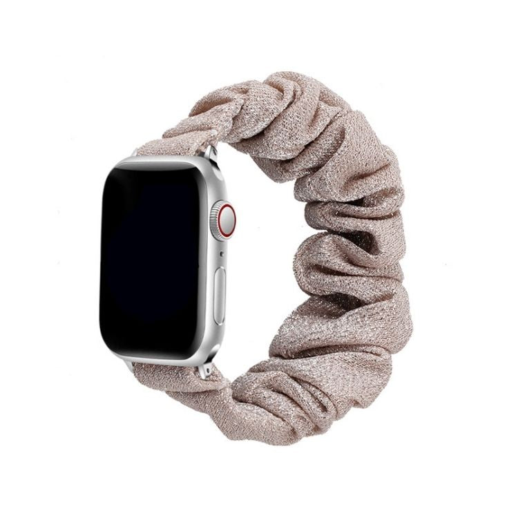 【全14色】シュシュ風アップルウォッチバンド【Apple Watch】