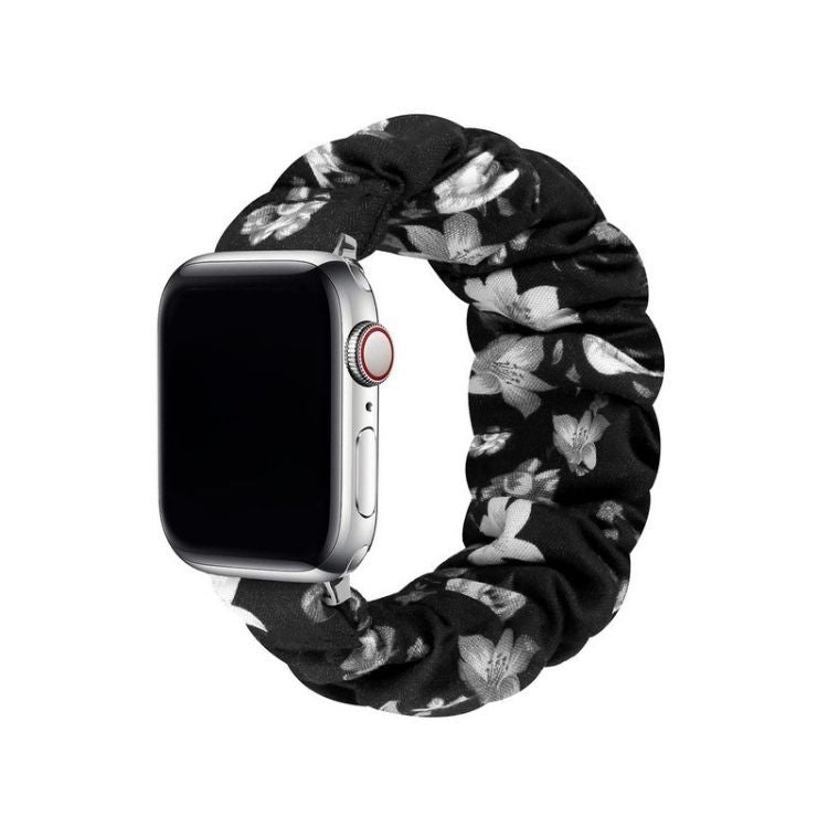 【全14色】シュシュ風アップルウォッチバンド【Apple Watch】