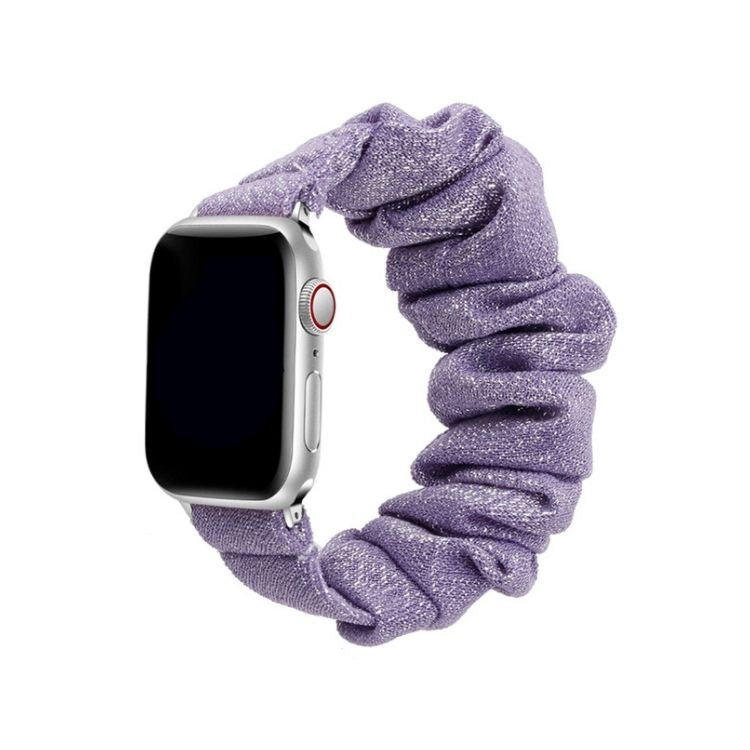 【全14色】シュシュ風アップルウォッチバンド【Apple Watch】