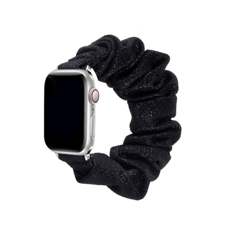 【全14色】シュシュ風アップルウォッチバンド【Apple Watch】