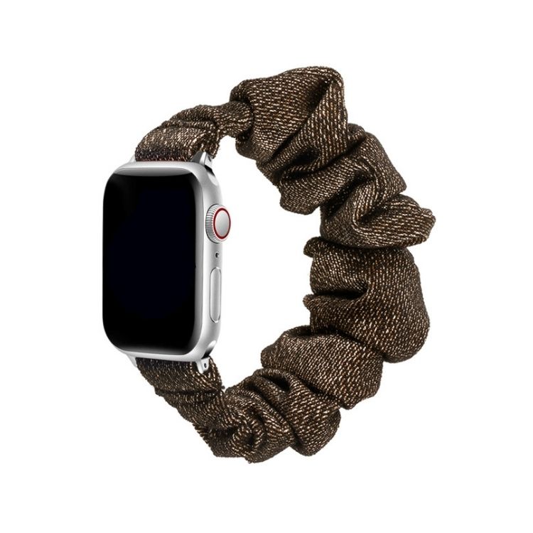 【全14色】シュシュ風アップルウォッチバンド【Apple Watch】