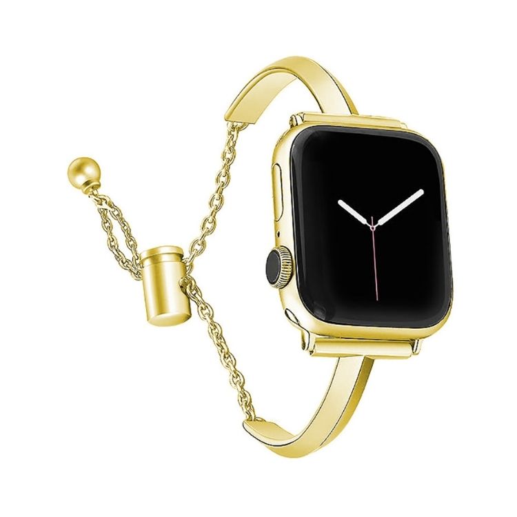 【全4色】バングルチェーンメタルアップルウォッチバンド【Apple Watch】