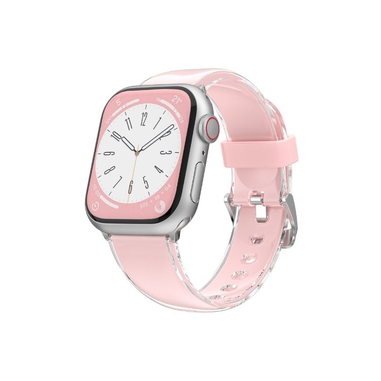 【全5色】クリアシリコンアップルウォッチバンド【Apple Watch】