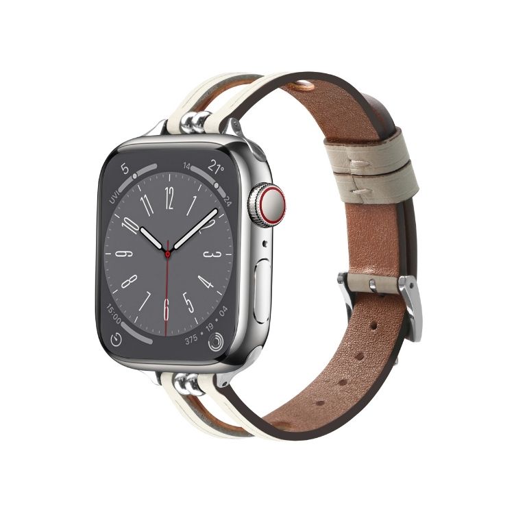 【通気性◎】エアリーレザーアップルウォッチバンド【Apple Watch】