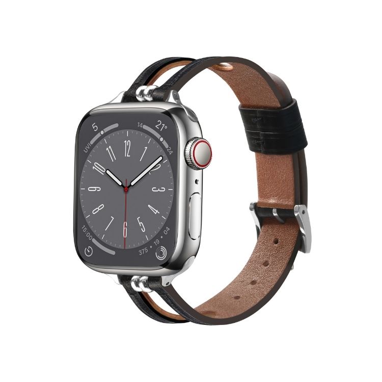 【通気性◎】エアリーレザーアップルウォッチバンド【Apple Watch】