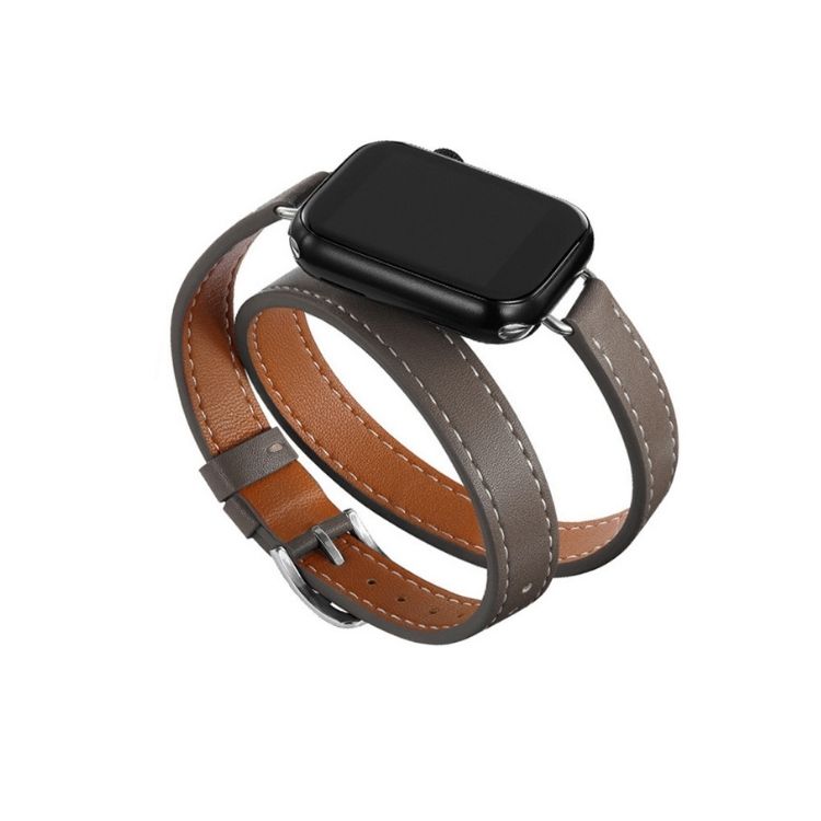 【全13色】ダブルループレザーアップルウォッチバンド【Apple Watch】