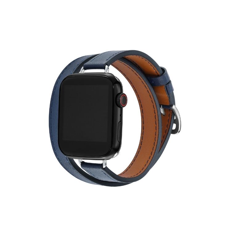 【全13色】ダブルループレザーアップルウォッチバンド【Apple Watch】
