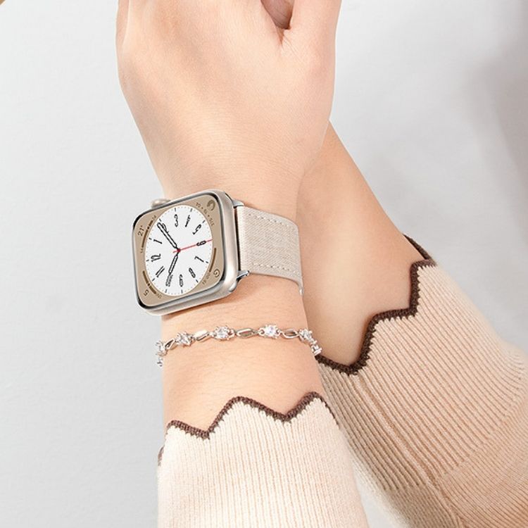 【全8色】リネンタッチアップルウォッチバンド【Apple Watch】