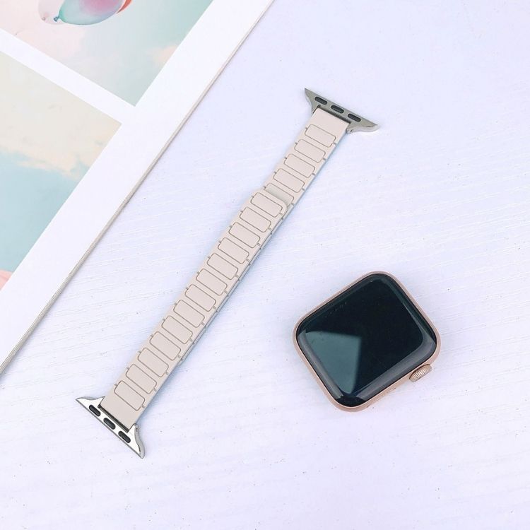【全9色】スリムマグネットシリコンアップルウォッチバンド【Apple Watch】