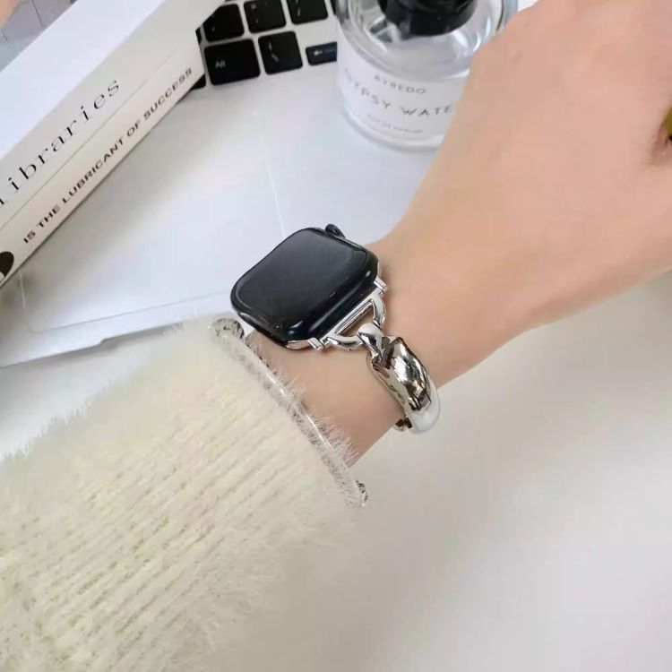 【洗練デザイン】メタルブレスアップルウォッチバンド【Apple Watch】
