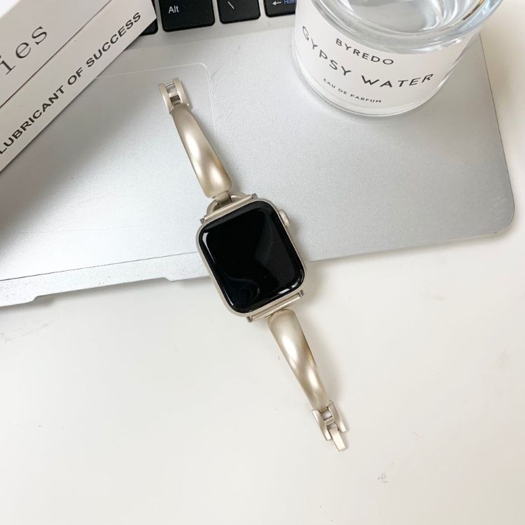 【洗練デザイン】メタルブレスアップルウォッチバンド【Apple Watch】