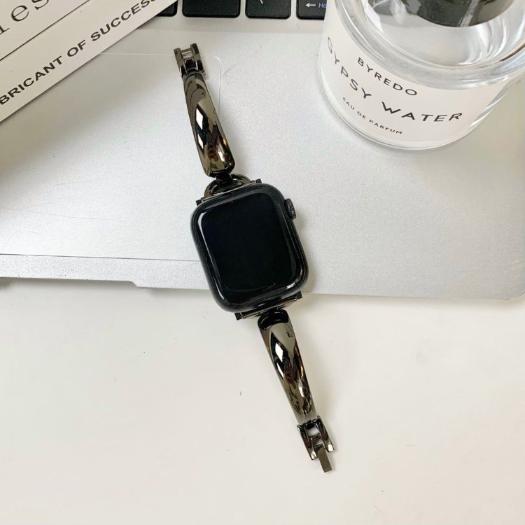 【洗練デザイン】メタルブレスアップルウォッチバンド【Apple Watch】
