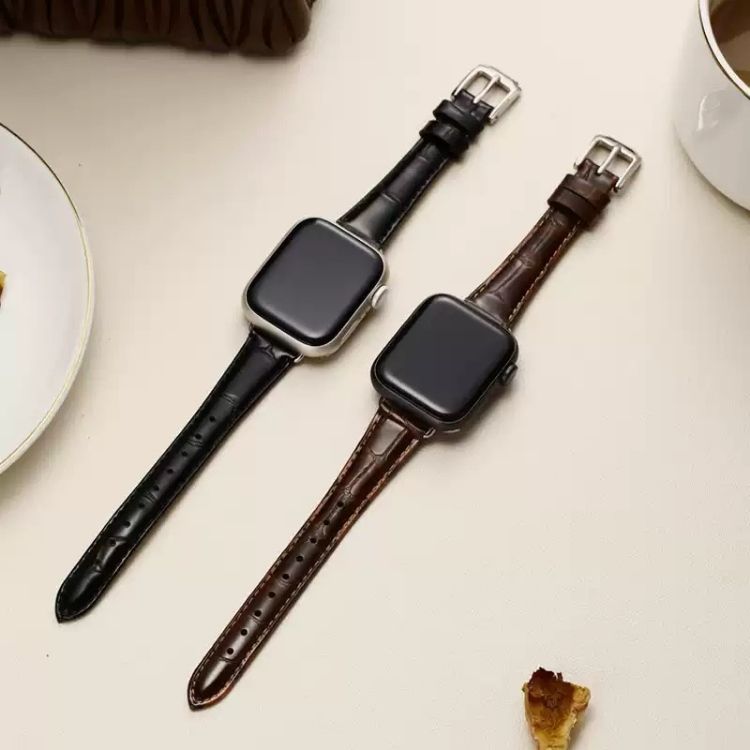 【クラシカルな気品】シック本革アップルウォッチバンド【Apple Watch】