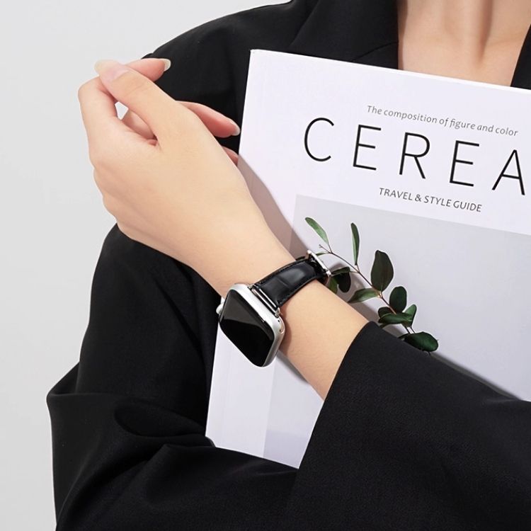 【クラシカルな気品】シック本革アップルウォッチバンド【Apple Watch】