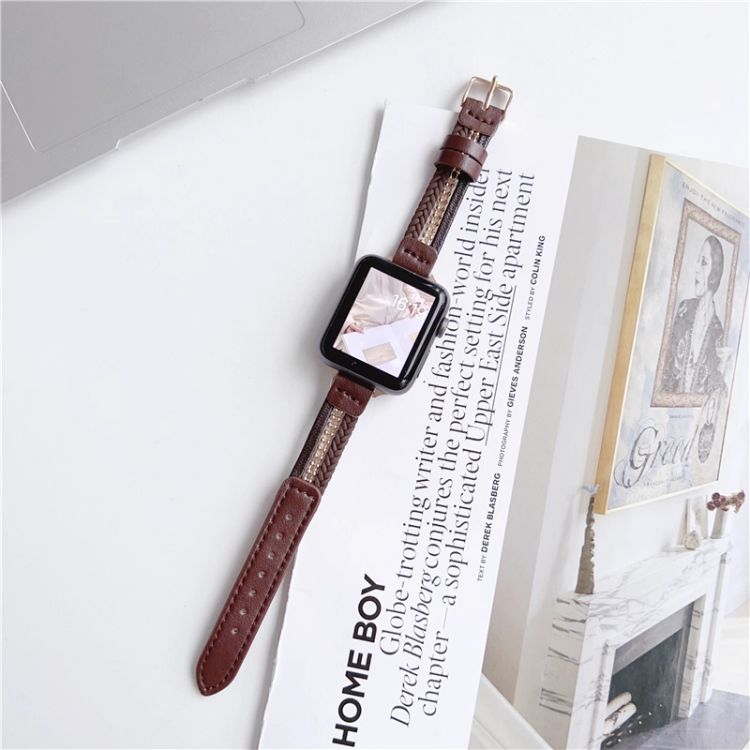 【選べるタイプ】3連レザー&メタルアップルウォッチストラップ【Apple Watch】