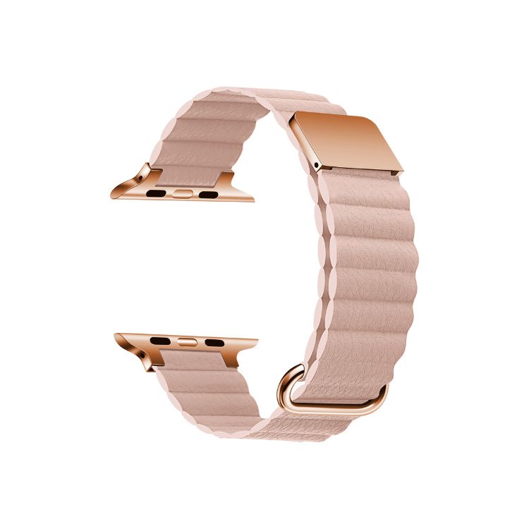 【全6色】マグネットシボレザーアップルウォッチバンド【Apple Watch】