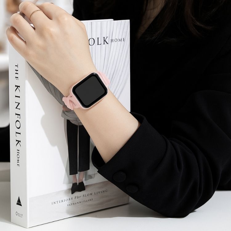 【全8色】チェーンデザインシリコンアップルウォッチバンド【Apple Watch】