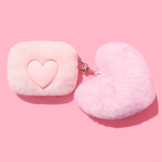 ふわもこハートエアーポッズケース【AirPods】