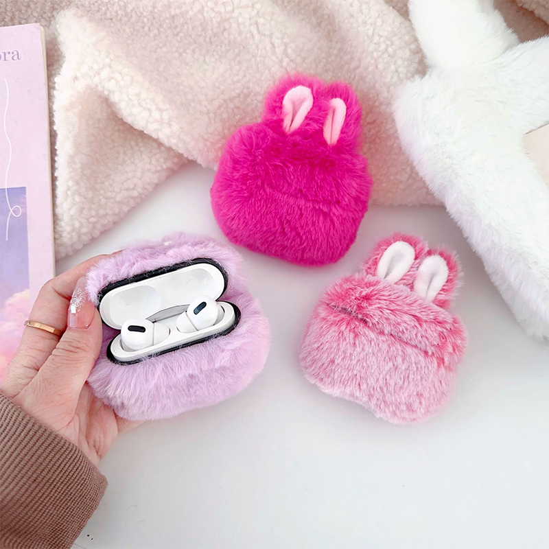 うさ耳ふわもこエアーポッズケース【AirPods】