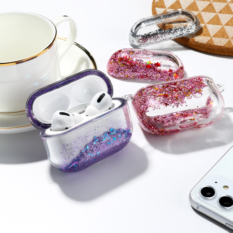 スパークリンググリッターエアーポッズケース【AirPods】