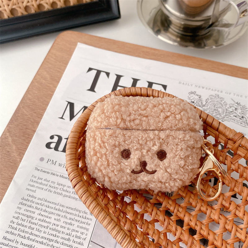 アニマルフェイスもこもこエアーポッズケース【AirPods】