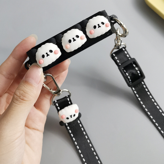 パンダフェイススマホショルダー