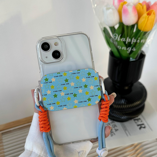 ポップカラーフリップミラースマホショルダー