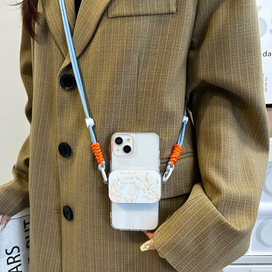 アートフラワースマホショルダー