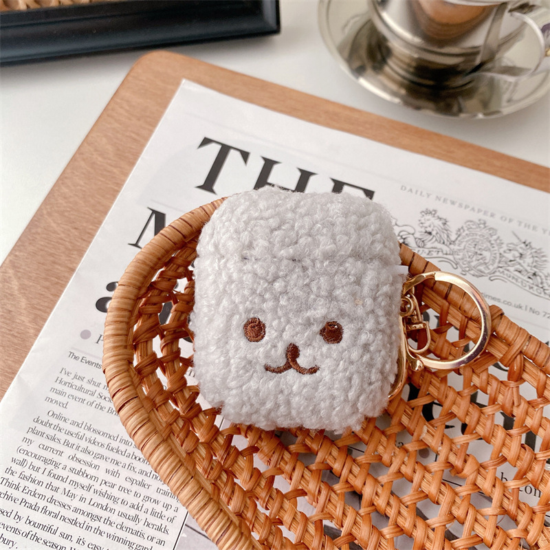 アニマルフェイスもこもこエアーポッズケース【AirPods】