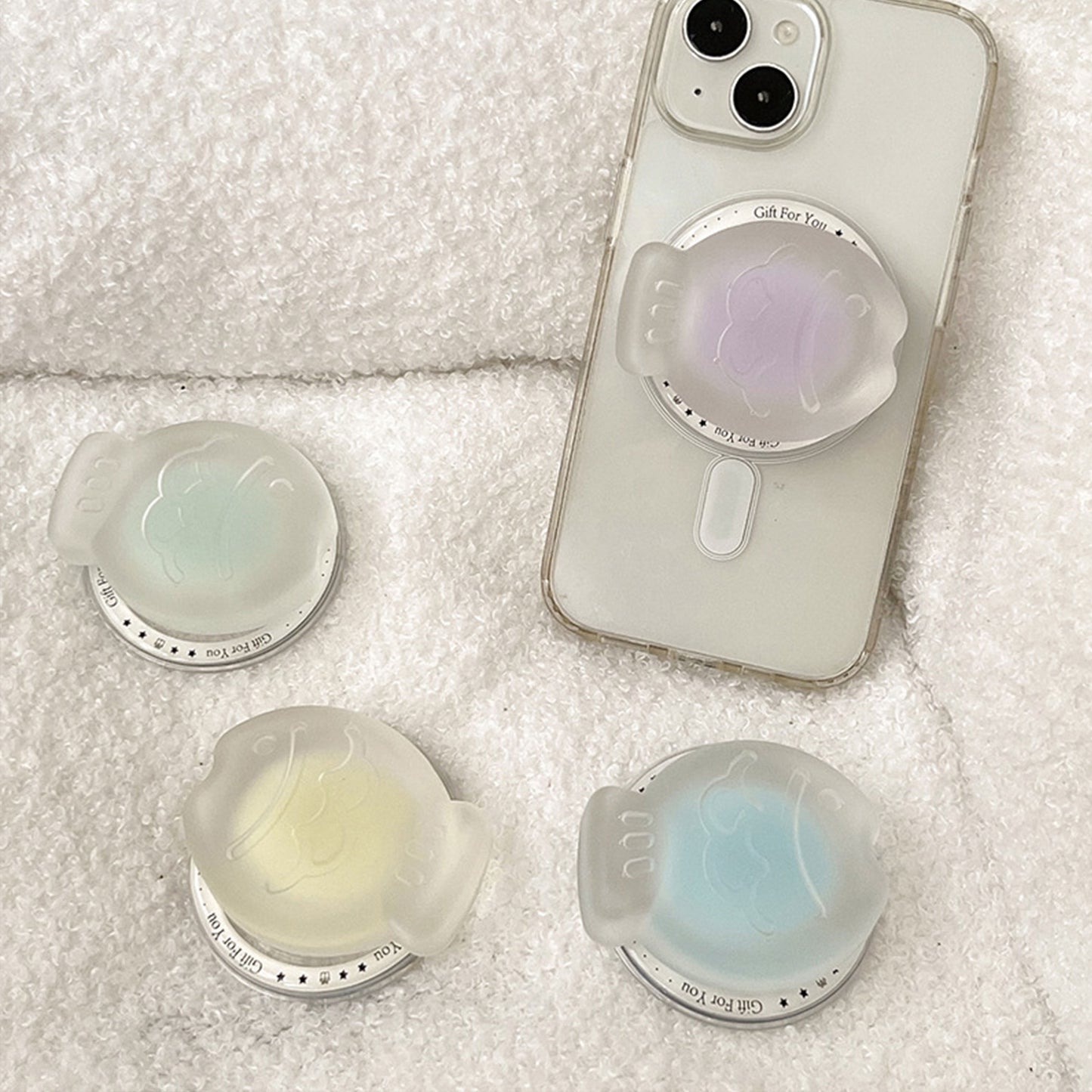 クリアフィッシュスマホグリップ【スマホグリップ】