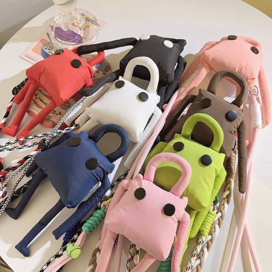 ロボットドールスタンドデザインサイドクリップスマホショルダー【ストラップタイプ】